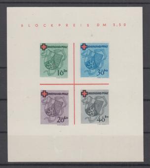 42 - Frz. Zone Rheinland-Pfalz Block 1 II/IV 
