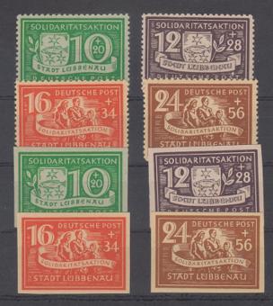 09 - Lokalausgaben Lübbenau Nr. 9 - 12 A + B 