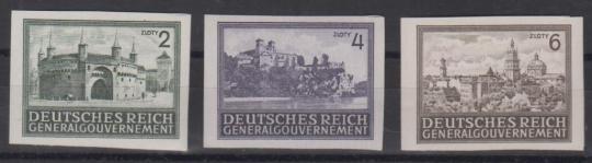 113 - Generalgouvernement Nr. 113 U - 115 U 