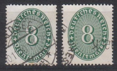 116 - Deutsches Reich Dienst Nr. 116 a + b 