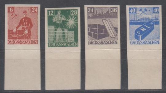 43 - Lokalausgaben Grossräschen Nr. 43 - 46 B 