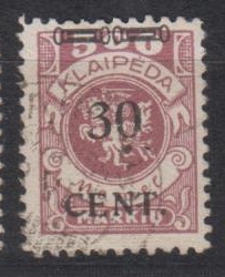 175 - Memel Nr. 175 I 