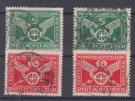 370 - Deutsches Reich Nr. 370 + 371 X + Y 