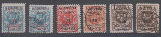 135 - Memel Nr. 135 - 140 