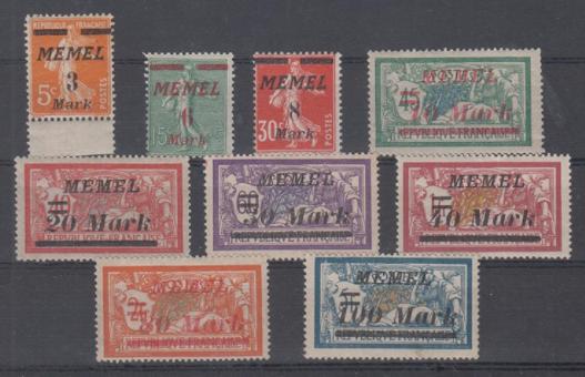 110 - Memel Nr. 110 - 118 