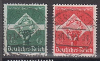 571 - Deutsches Reich Nr. 571 + 572 