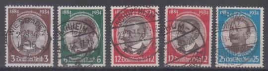 540 - Deutsches Reich Nr. 540 - 543 mit Nr. 542 x + y 
