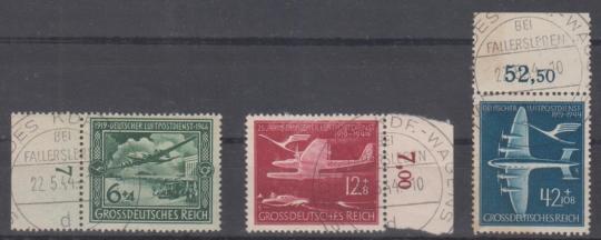 866 - Deutsches Reich Nr. 866 - 868 
