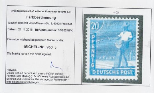 950 - Alliierte Besetzung Nr. 950 c 