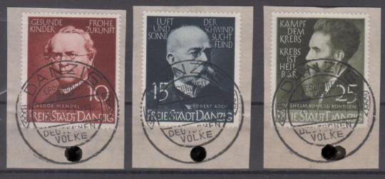 306 - Danzig Nr. 306 - 308 