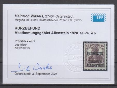 04 - Abstimmungsgebiet Allenstein Nr. 4 b 