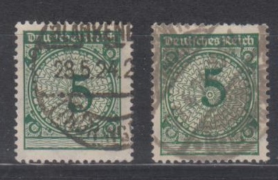 339 - Deutsches Reich Nr. 339 Pa + Wa 
