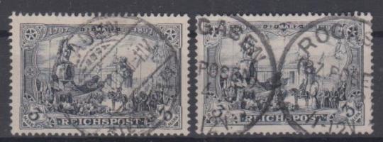 65 - Deutsches Reich Germania Nr. 65 I + II 