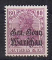 16 - Deutsche Post in Polen Nr. 16 b 
