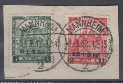463 - Deutsches Reich Nothilfe Nr. 463 + 464 