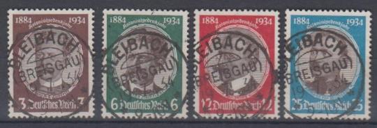 540 - Deutsches Reich Kolonialforscher Nr. 540-543 
