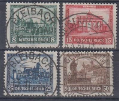 450 - Deutsches Reich Nothilfe Nr. 450 - 453 