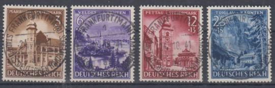 806 - Deutsches Reich Nr. 806 - 809 