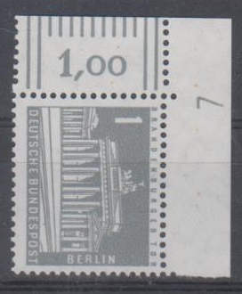 140 - Berlin Nr. 170 y w DZ 7 