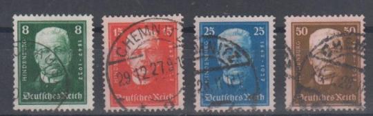403 - Deutsches Reich Nothilfe Nr. 403 - 406 