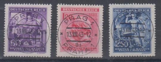 128 - Böhmen & Mähren Nr. 128 - 130 