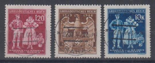 133 - Böhmen & Mähren Nr. 133 - 135 