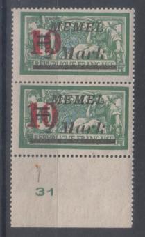 121 - Memel Nr. 121 IV + V 