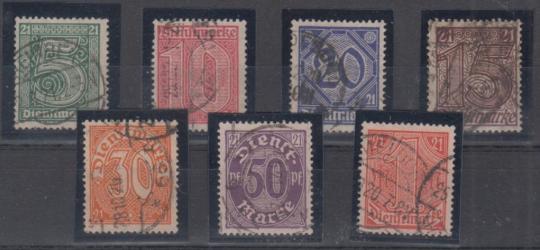 016 - Deutsches Reich Dienst Nr. 16 - 22 