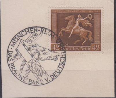 671 - Deutsches Reich Braunes Band Nr. 671 y 