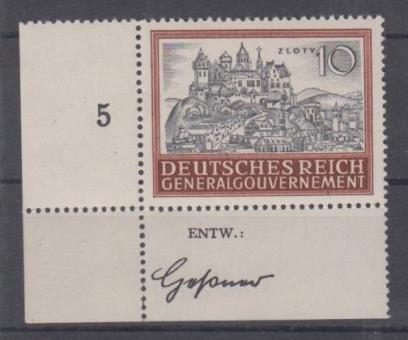 116 - Generalgouvernement Nr. 116 Entwerferzeichen 