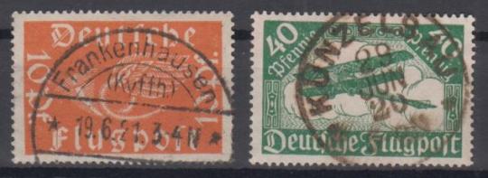 111 - Deutsches Reich Infla Nr. 111 a + 112 a 
