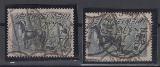 176 - Deutsches Reich Infla Nr. 176 a + b 