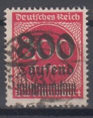 303 - Deutsches Reich Infla Nr. 303 A 