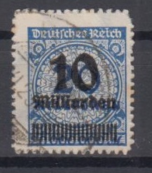 335 - Deutsches Reich Infla Nr. 335 B OPD L 