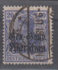 13 - Deutsche Post in Polen Nr. 13 d 