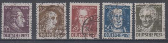 234 - SBZ Goethe Nr. 234 - 238 