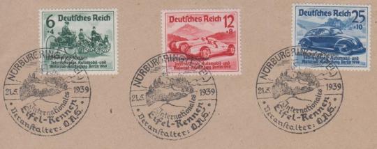 695 - Deutsches Reich Nr. 695 - 697 