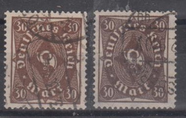 231 - Deutsches Reich Infla Nr. 231 a + b 