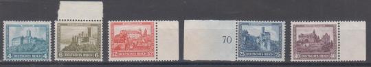 474 - Deutsches Reich Nothilfe Nr. 474 - 478 