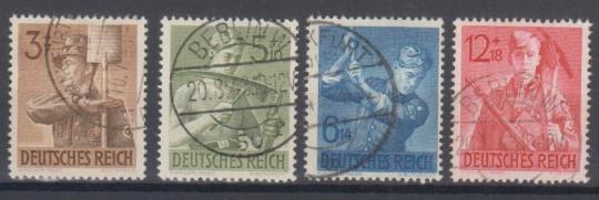850 - Deutsches Reich Nr. 850 - 853 