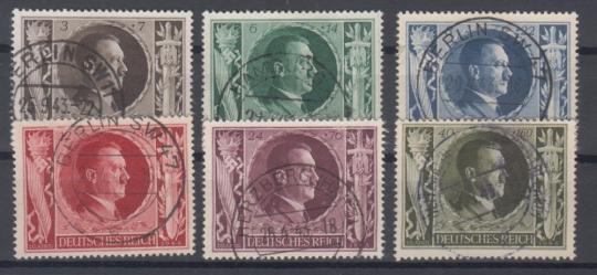844 - Deutsches Reich Nr. 844 - 849 