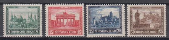 450 - Deutsches Reich Nothilfe Nr. 450 - 453 