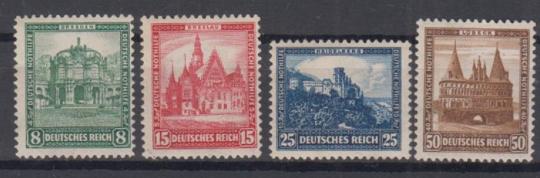 459 - Deutsches Reich Nothilfe Nr. 459 - 462 