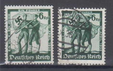 662 - Deutsches Reich Nr. 662 + 663 