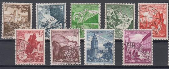 675 - Deutsches Reich WHW Nr. 675 - 683 